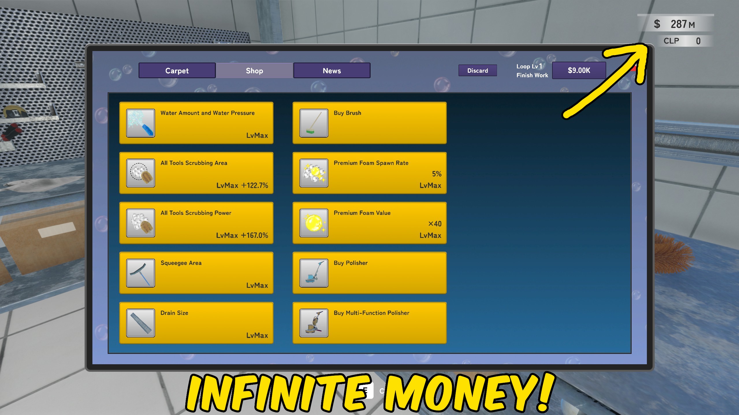 Carpet Cleaning Simulator — Infinite Money (screenshot 3)